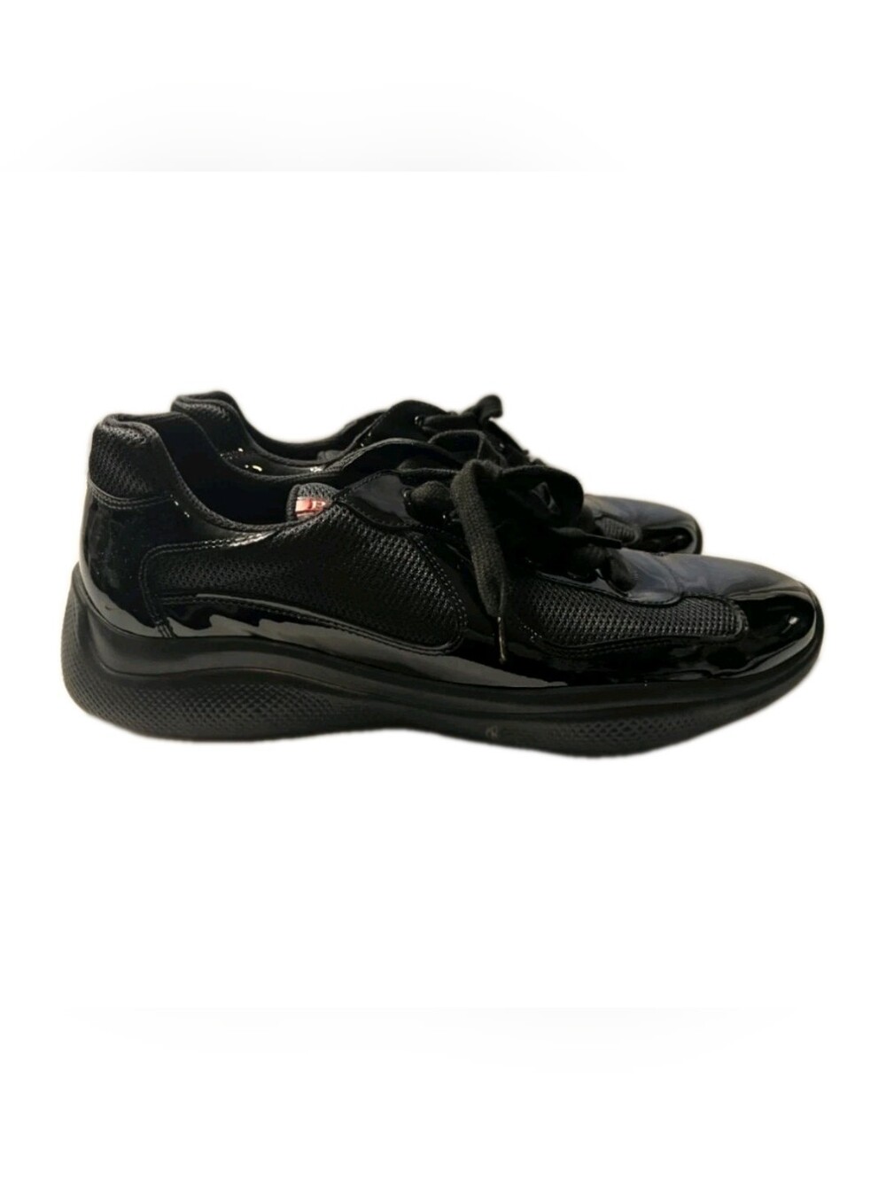 Prada sneakers Americas Cup black & red shoes 4E3400 UK 9 / US Size 10 Men